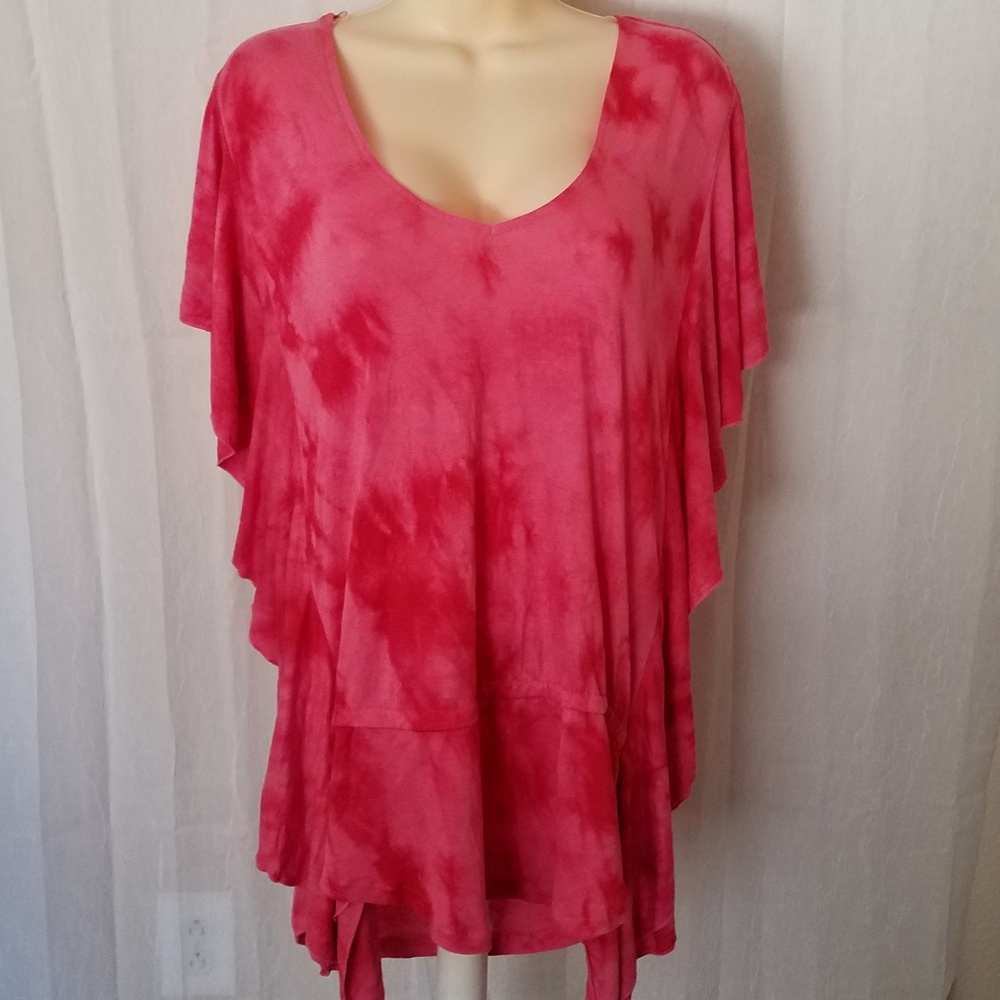 Billabong Pink Swim Cover Up Small (but tag say M)